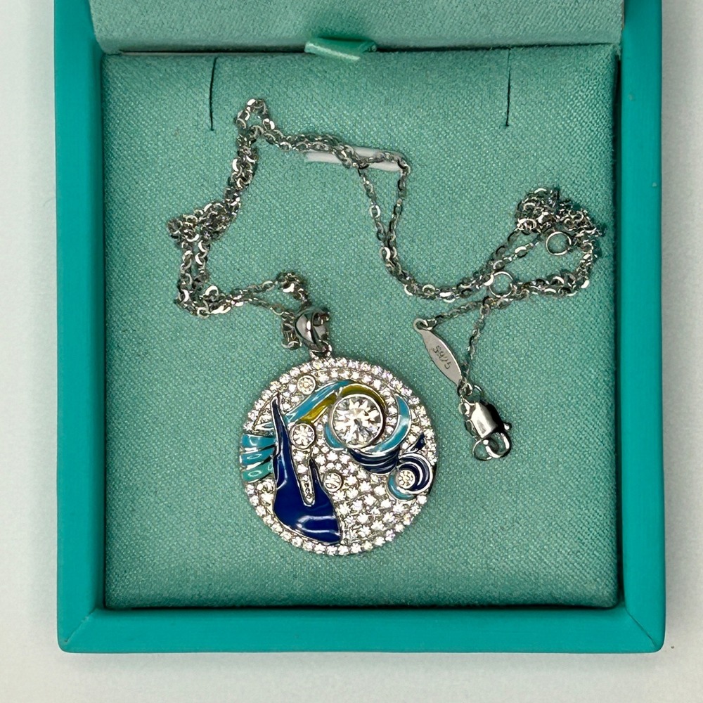 Read Your Heart S925 Silver Starry Night Inspired Pendant Necklace New